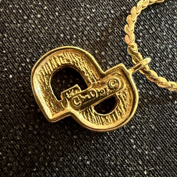 Dior CD Gold Chain Necklace - Picture 3 of 4